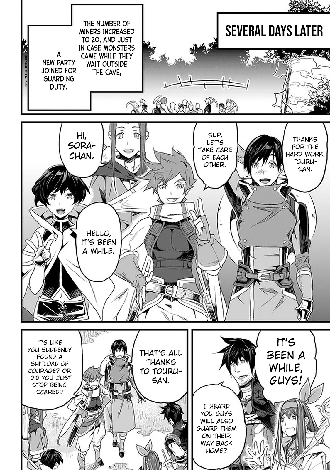 Yakudatazu Skill ni Jinsei o Sosogikomi 25-nen, Imasara Saikyou no Boukentan Midori Kashi no Akira Chapter 14 page 35 - Chapter 14