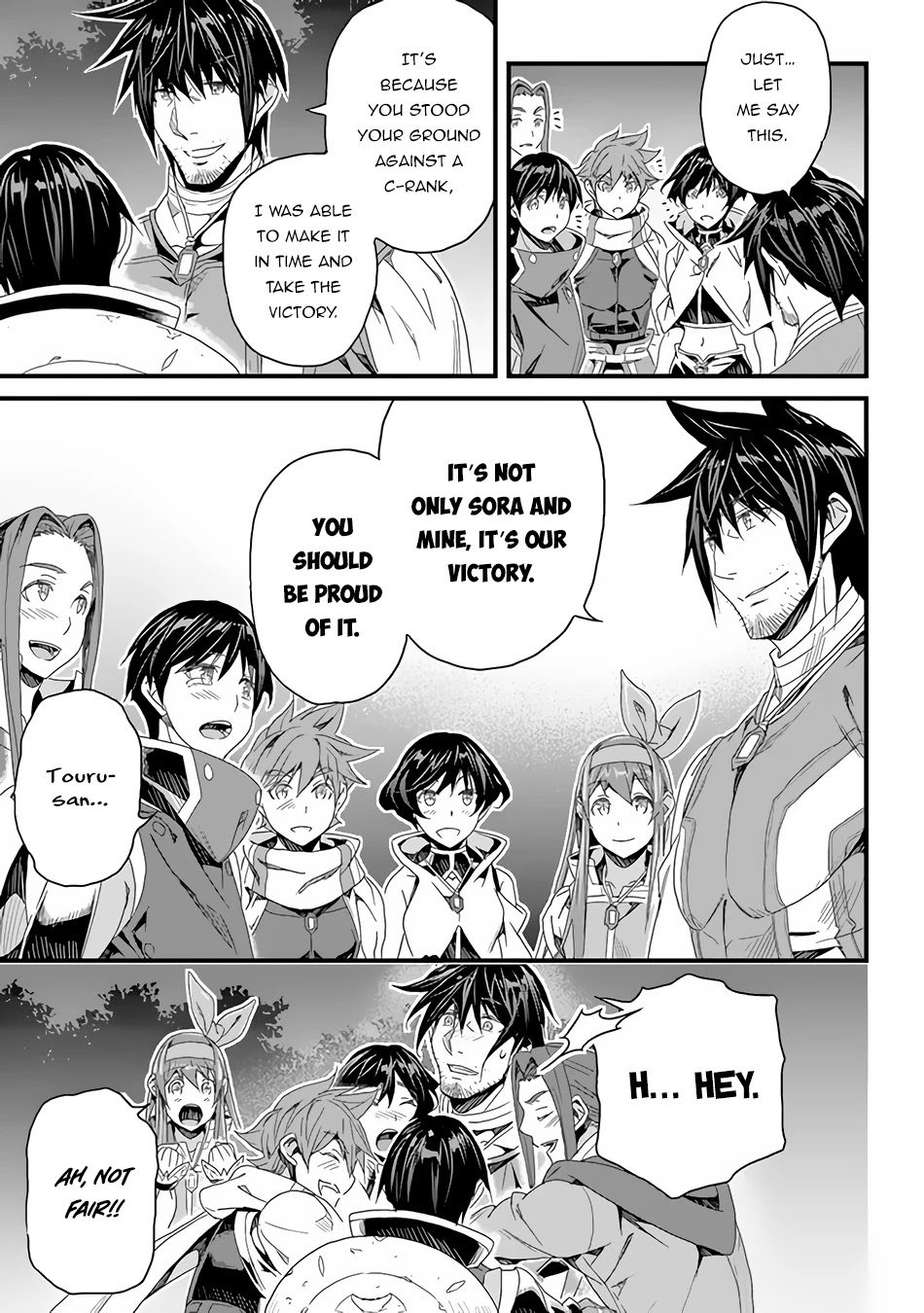 Yakudatazu Skill ni Jinsei o Sosogikomi 25-nen, Imasara Saikyou no Boukentan Midori Kashi no Akira Chapter 25 page 13 - Chapter 25: Duel with the Red Thunder Group