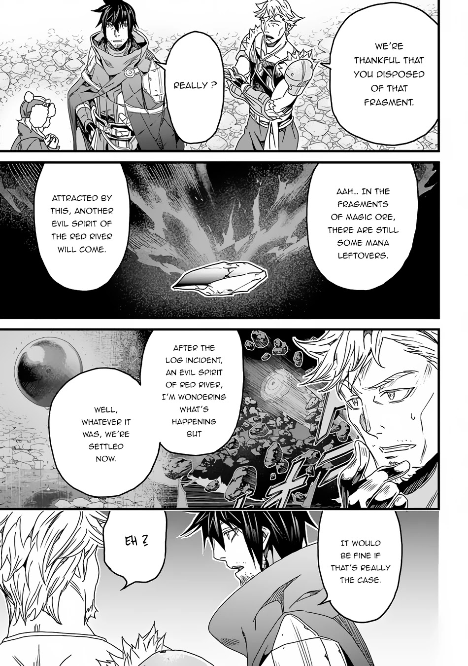 Yakudatazu Skill ni Jinsei o Sosogikomi 25-nen, Imasara Saikyou no Boukentan Midori Kashi no Akira Chapter 27 page 32 - Chapter 27: Against the Evil Spirit of the Red River