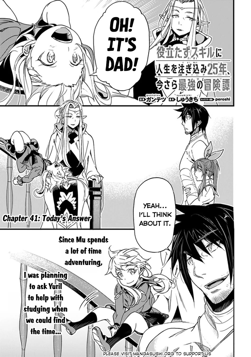 Yakudatazu Skill ni Jinsei o Sosogikomi 25-nen, Imasara Saikyou no Boukentan Midori Kashi no Akira Chapter 41 page 2 - Chapter 41: Today's Answer