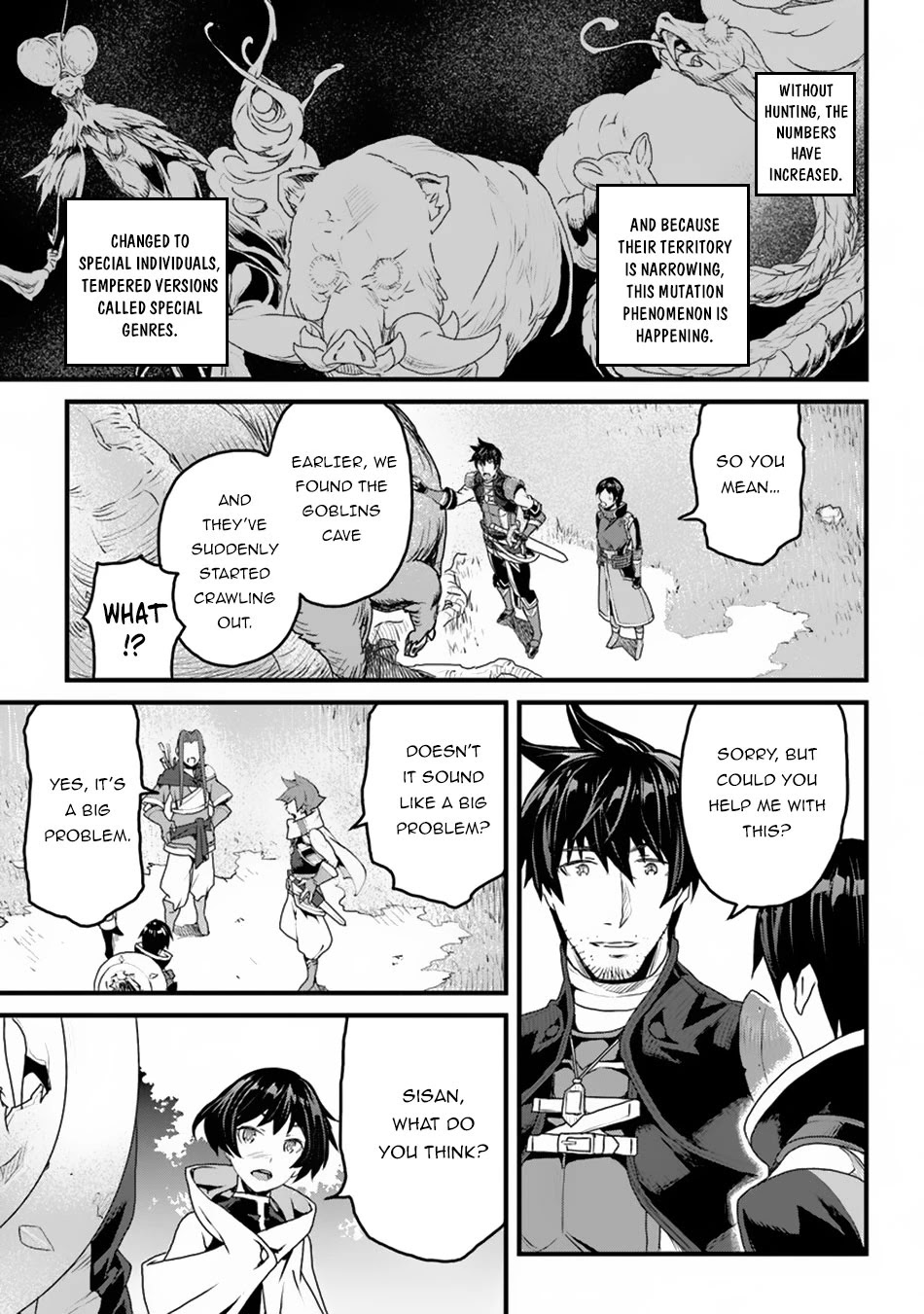 Yakudatazu Skill ni Jinsei o Sosogikomi 25-nen, Imasara Saikyou no Boukentan Midori Kashi no Akira Chapter 9 page 34 - Chapter 9: The Outbreak