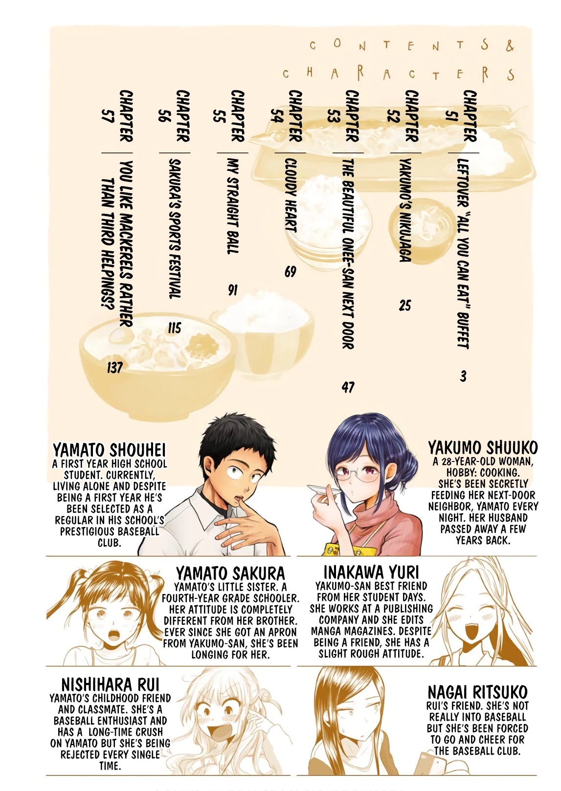 Yakumo-san wa Edzuke ga Shitai. Chapter 57.5 page 4 - Chapter 57.5: Volume Extras