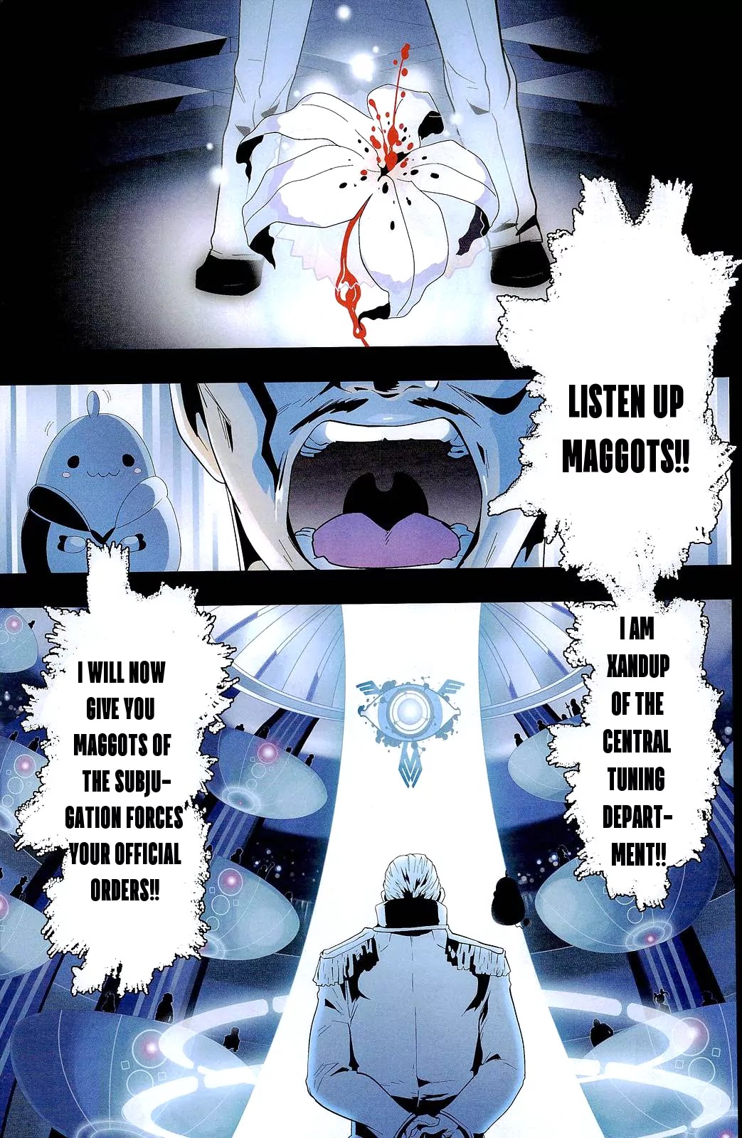 Yakushoku Distpiari - Gesellshaft Blue Chapter 1 page 5 - Chapter 1: Brave