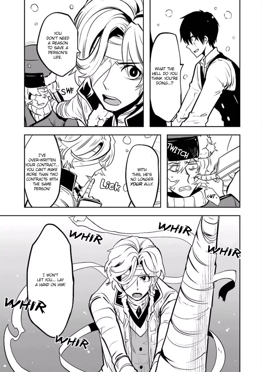 Yakushoku Distpiari - Gesellshaft Blue Chapter 10 page 14 - Chapter 10: A Night of Conflict - The Origin of Duty