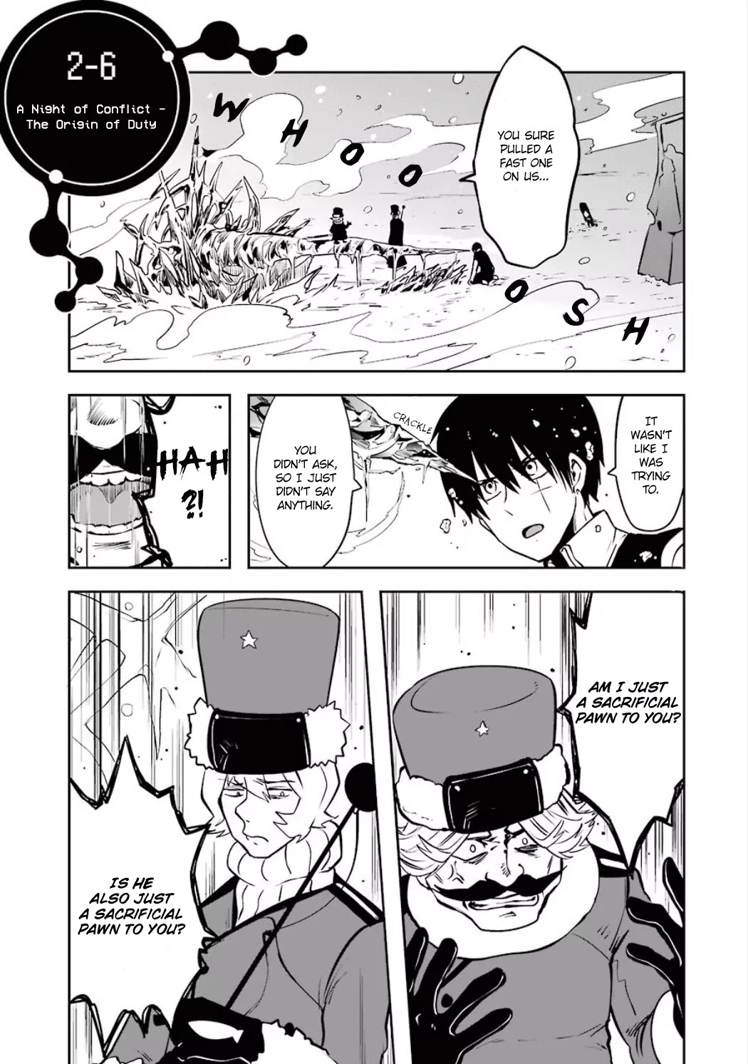 Yakushoku Distpiari - Gesellshaft Blue Chapter 10 page 3 - Chapter 10: A Night of Conflict - The Origin of Duty