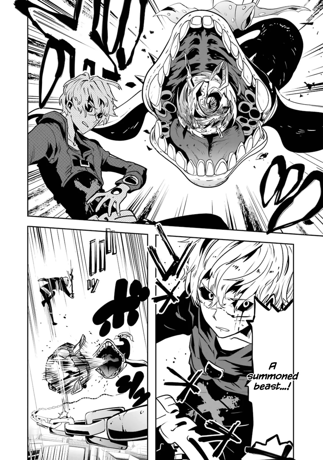 Yakushoku Distpiari - Gesellshaft Blue Chapter 20 page 16 - Chapter 20: “Subjugator x 1” vs “Demon Lord’s Leitz x 3”