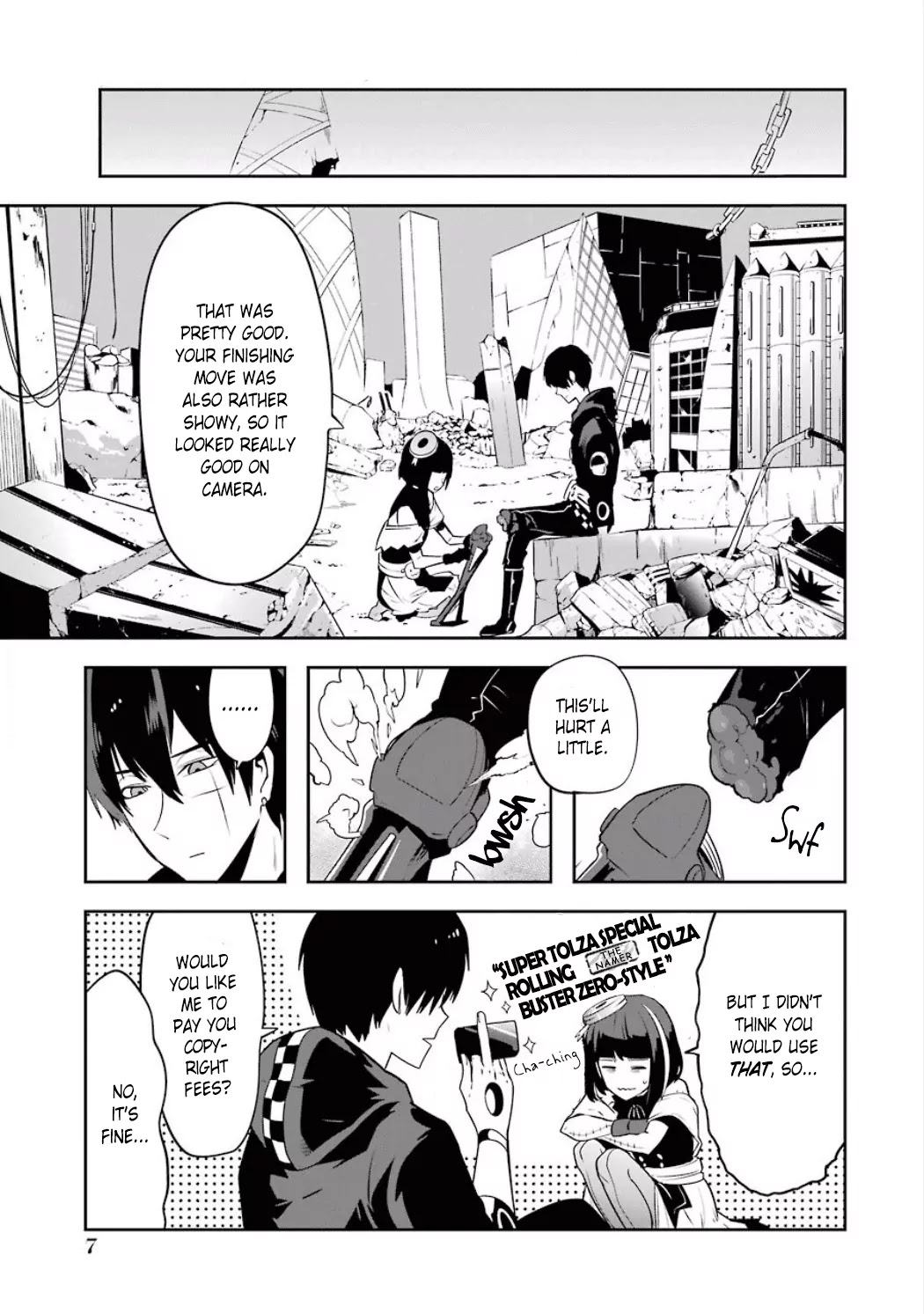 Yakushoku Distpiari - Gesellshaft Blue Chapter 24 page 11 - Chapter 24: Information, Steel Frames, Fastidiousness, and Decoration
