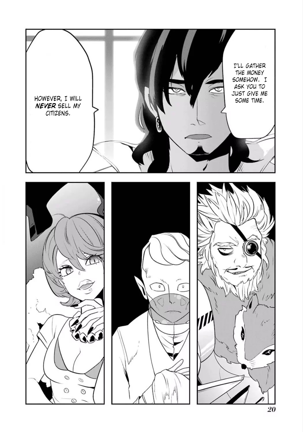 Yakushoku Distpiari - Gesellshaft Blue Chapter 24 page 24 - Chapter 24: Information, Steel Frames, Fastidiousness, and Decoration