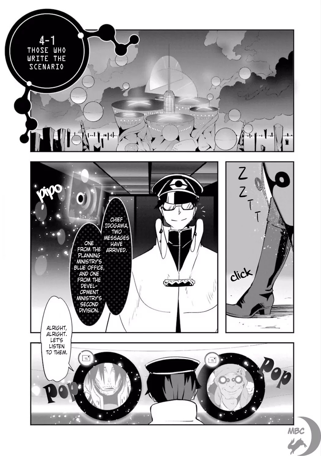 Yakushoku Distpiari - Gesellshaft Blue Chapter 26 page 7 - Chapter 26: Those Who Write The Scenario