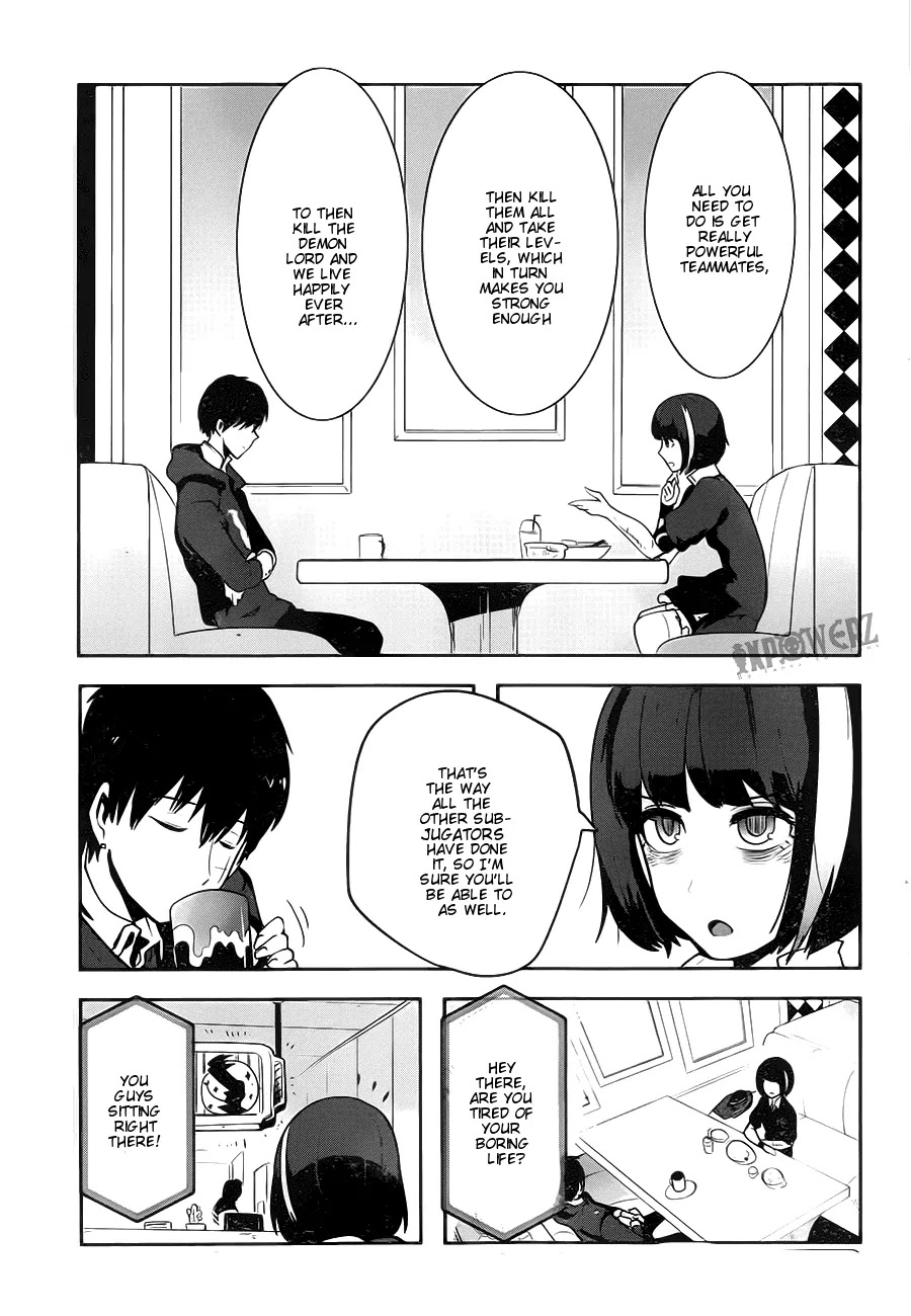 Yakushoku Distpiari - Gesellshaft Blue Chapter 7 page 14 - Chapter 7: A Watcher Can't Be This Sleepy!