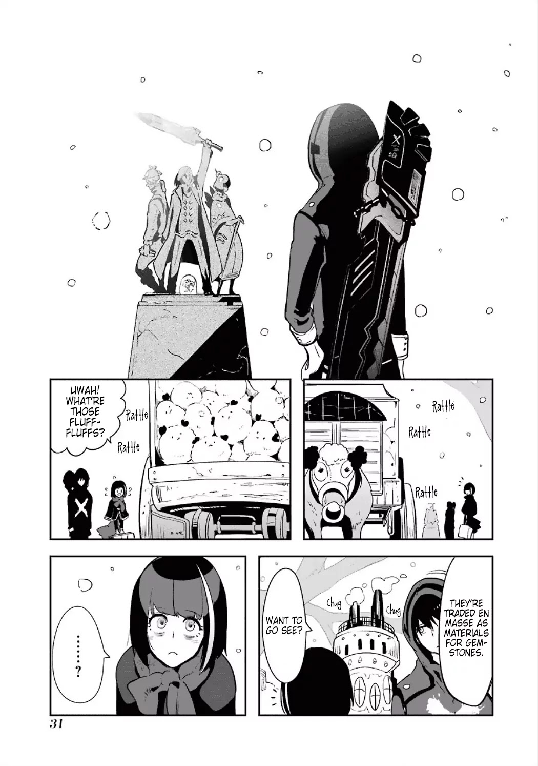 Yakushoku Distpiari - Gesellshaft Blue Chapter 8 page 9 - Chapter 8: Scramble of the Purest Intentions