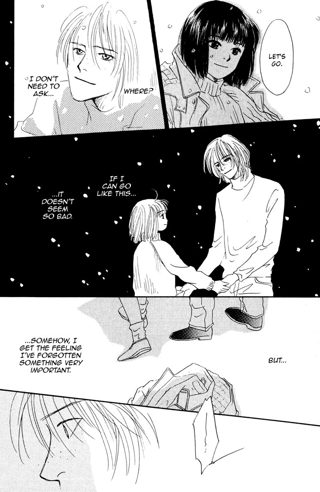 Yakusoku no Ie Chapter 3.0-2 page 33 - Vol.3 Chapter Oneshot v2 : Winter Walk