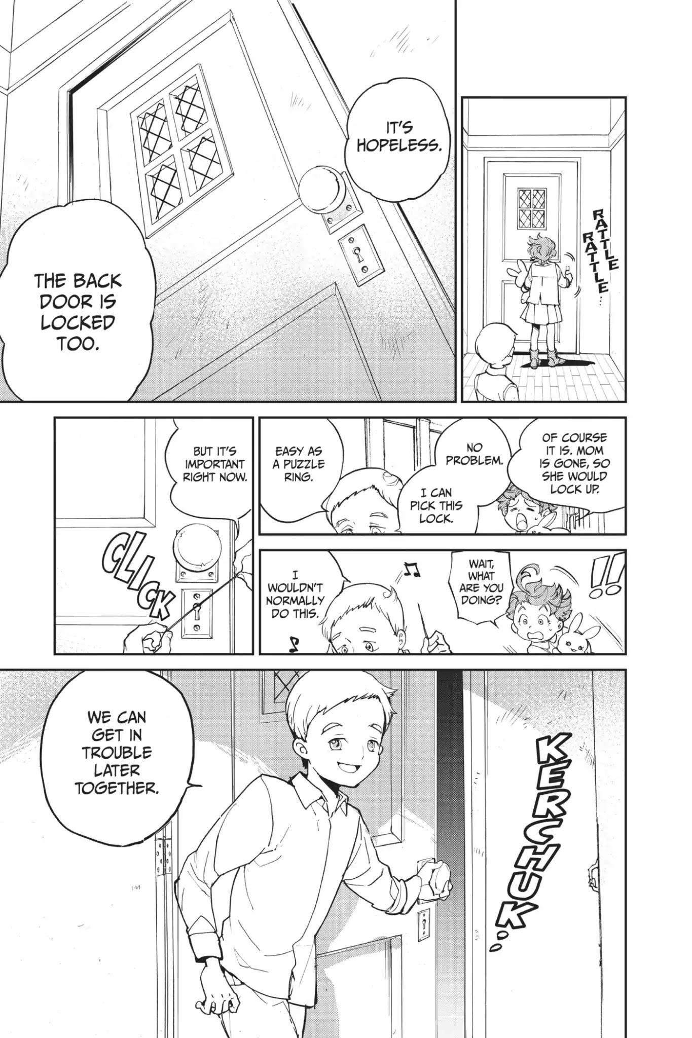 Yakusoku no Neverland Chapter 1 page 38 - Chapter 1: Grace Field House
