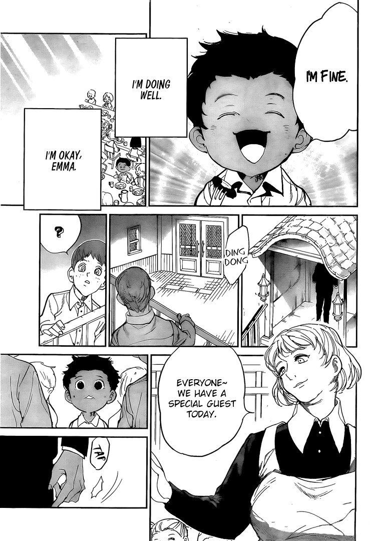 Yakusoku no Neverland Chapter 100 page 12 - Chapter 100: Arrival