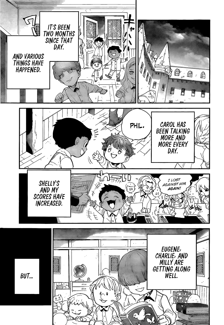 Yakusoku no Neverland Chapter 100 page 4 - Chapter 100: Arrival