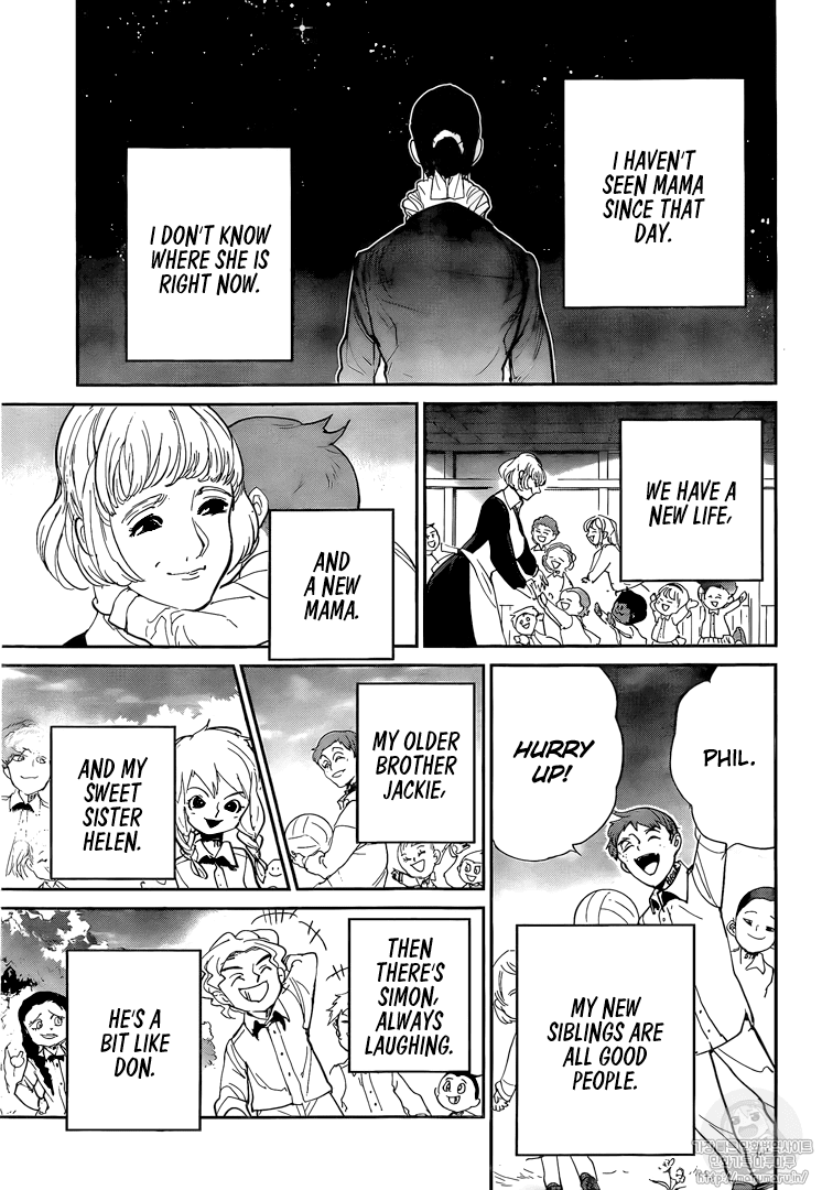 Yakusoku no Neverland Chapter 100 page 6 - Chapter 100: Arrival