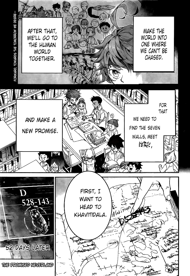 Yakusoku no Neverland Chapter 101 page 1 - Chapter 101: Come this way