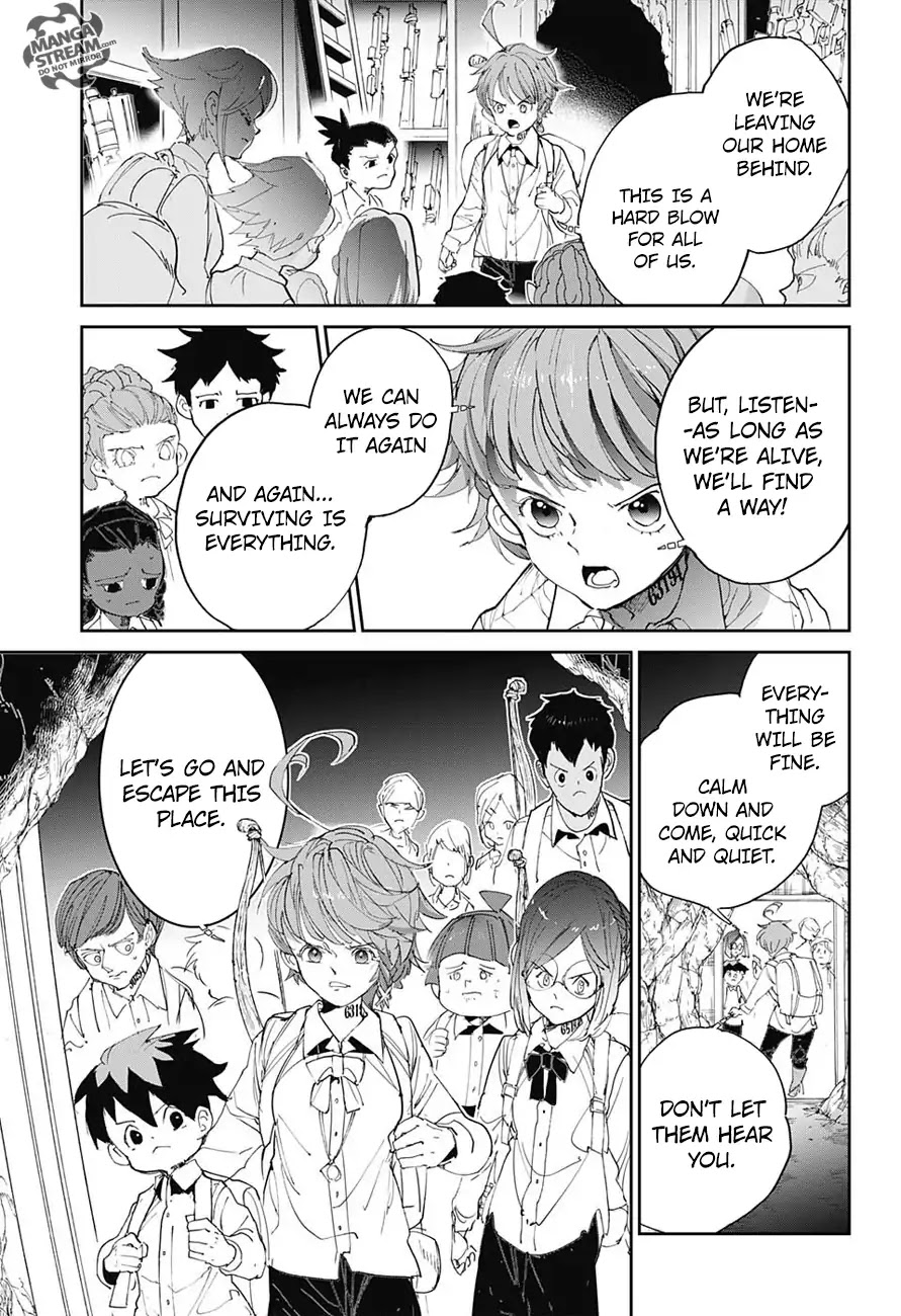 Yakusoku no Neverland Chapter 104 page 14 - Chapter 104: Throw It Away