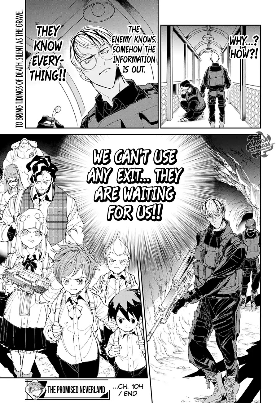 Yakusoku no Neverland Chapter 104 page 20 - Chapter 104: Throw It Away