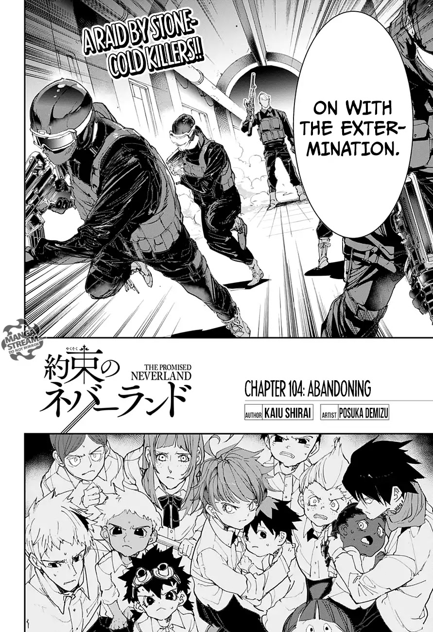 Yakusoku no Neverland Chapter 104 page 3 - Chapter 104: Throw It Away