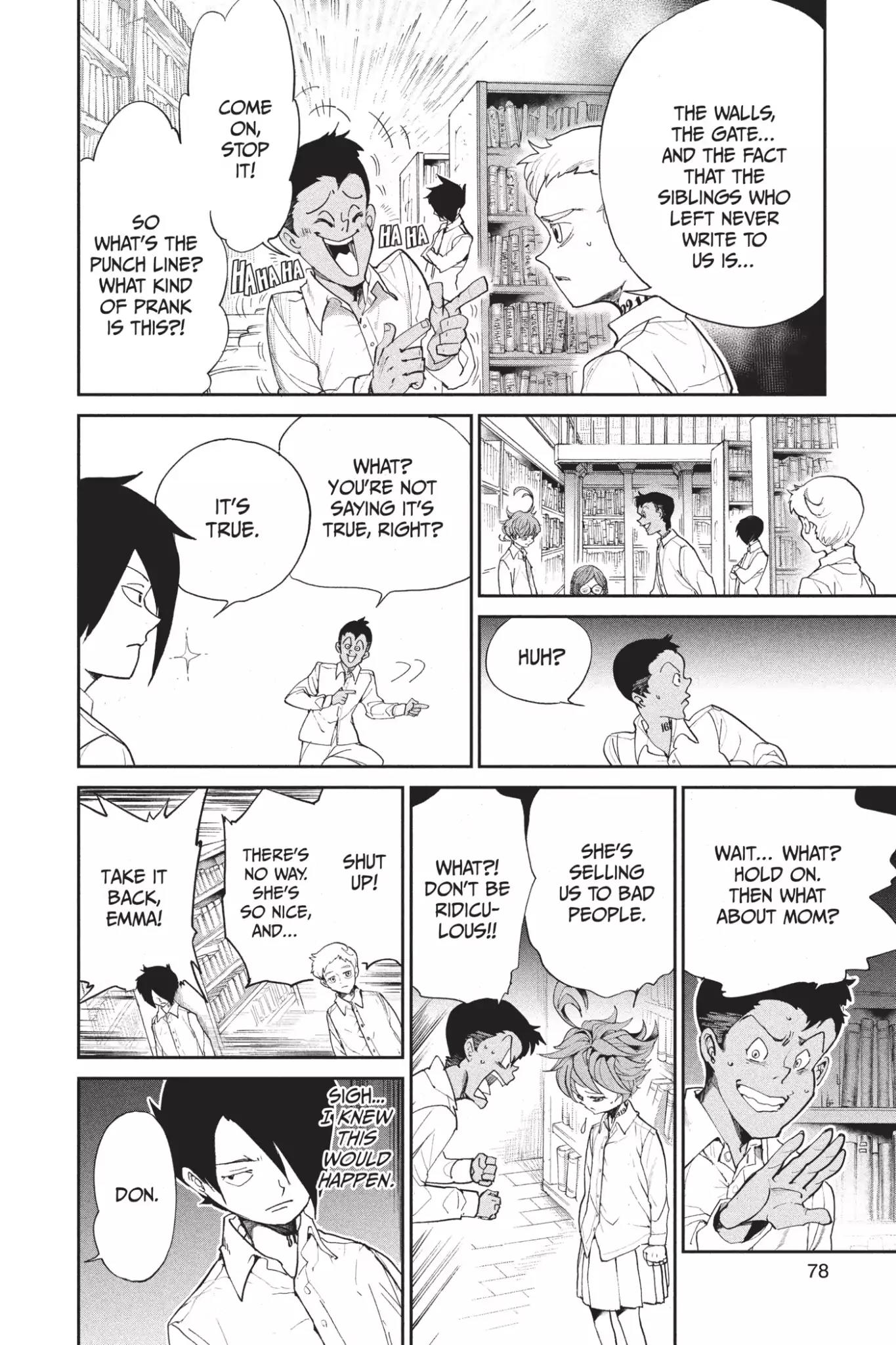 Yakusoku no Neverland Chapter 11 page 10 - Chapter 11: Traitor, Part 1