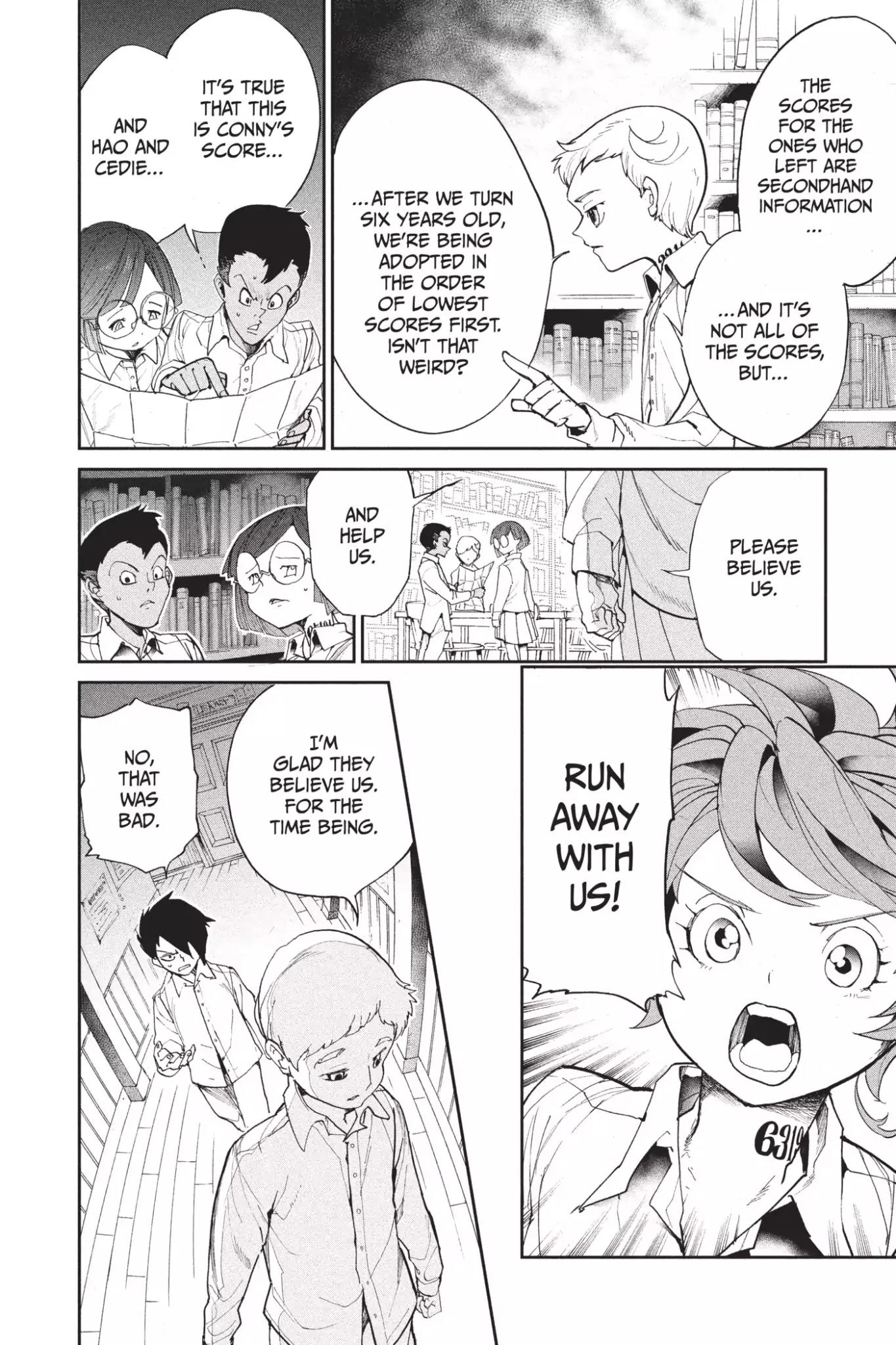 Yakusoku no Neverland Chapter 11 page 14 - Chapter 11: Traitor, Part 1