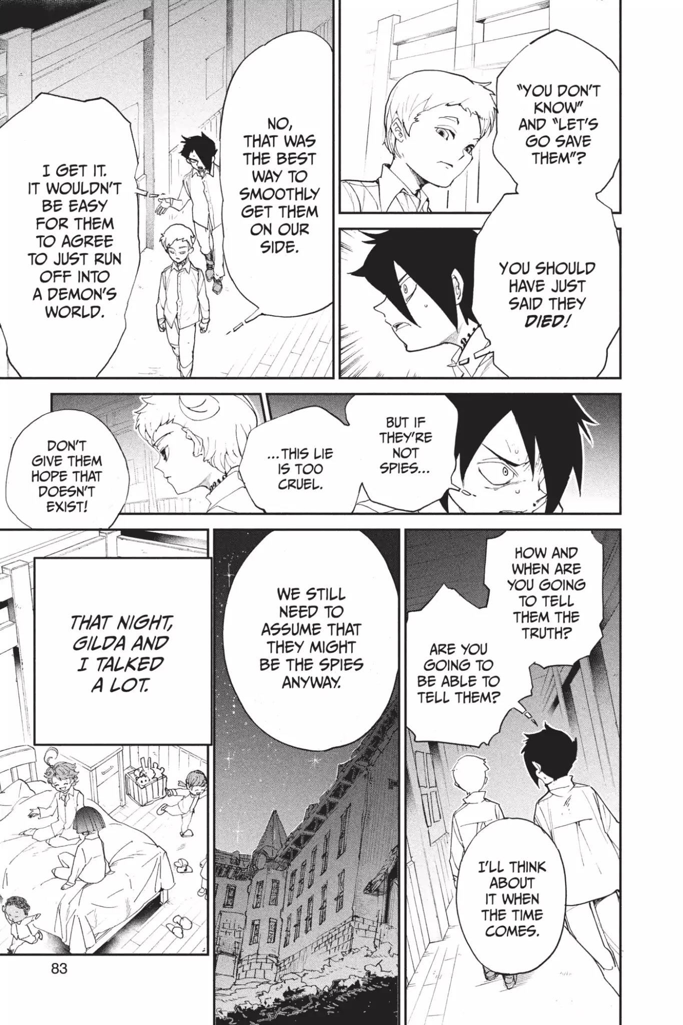 Yakusoku no Neverland Chapter 11 page 15 - Chapter 11: Traitor, Part 1