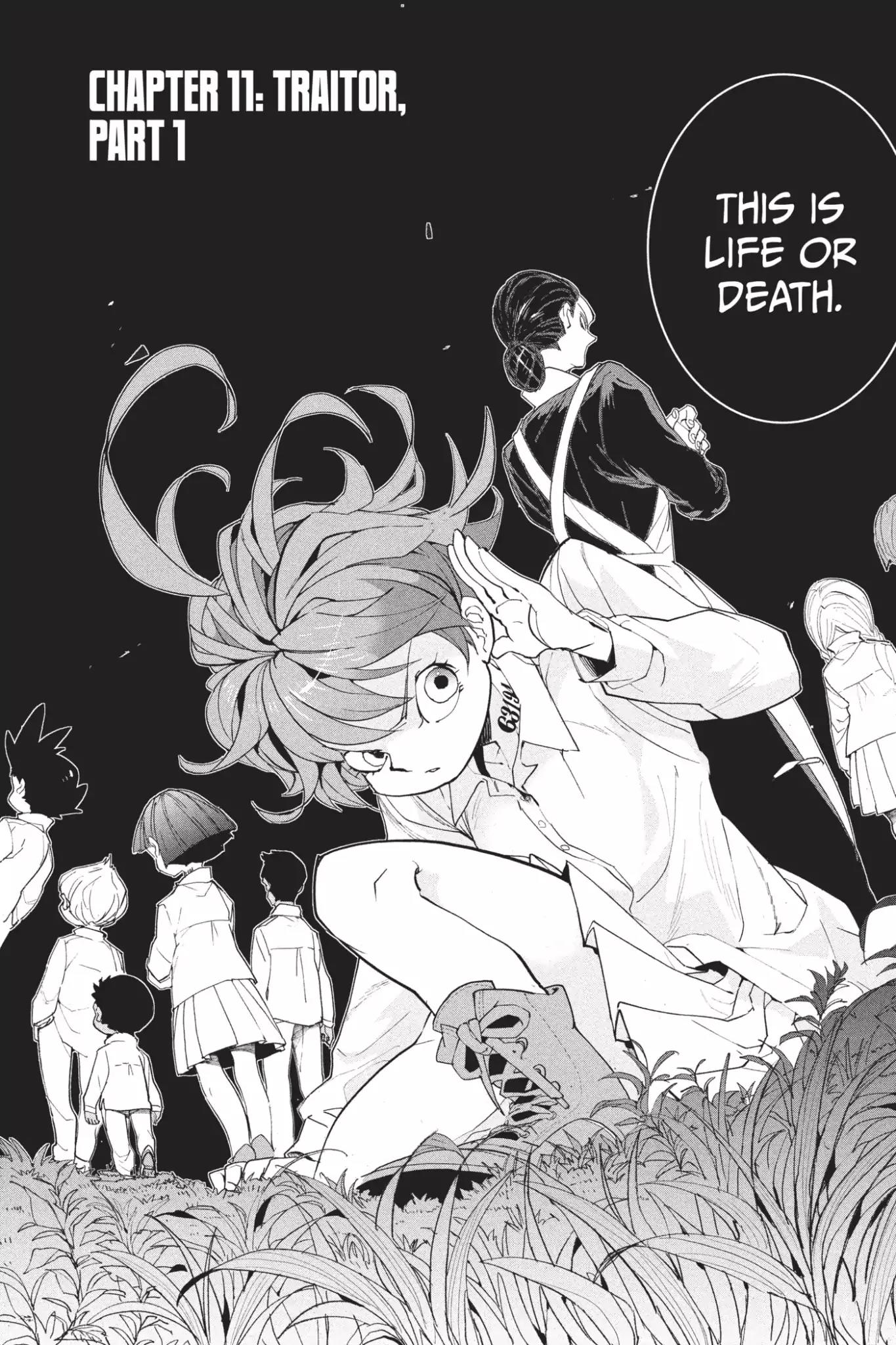 Yakusoku no Neverland Chapter 11 page 3 - Chapter 11: Traitor, Part 1
