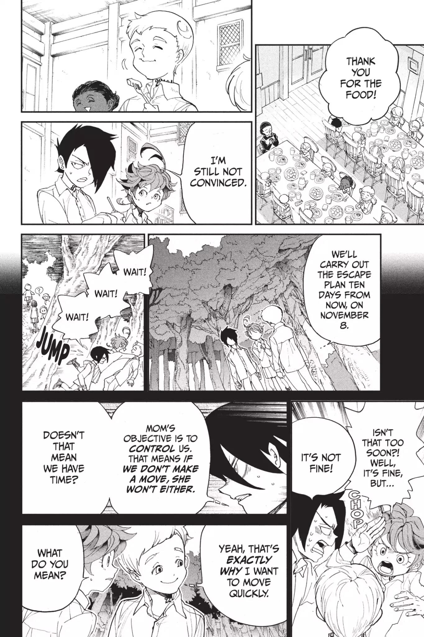 Yakusoku no Neverland Chapter 11 page 4 - Chapter 11: Traitor, Part 1