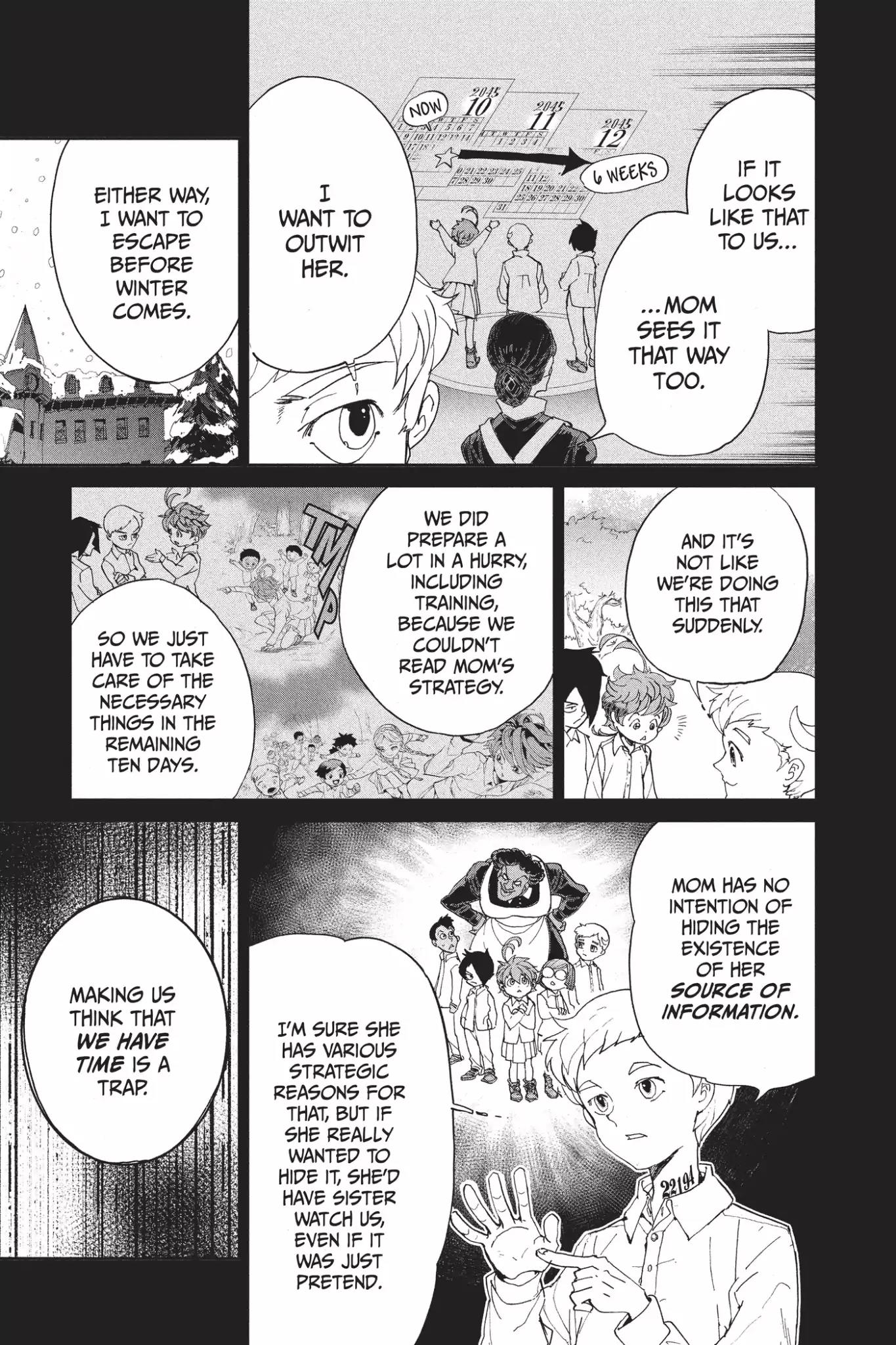 Yakusoku no Neverland Chapter 11 page 5 - Chapter 11: Traitor, Part 1