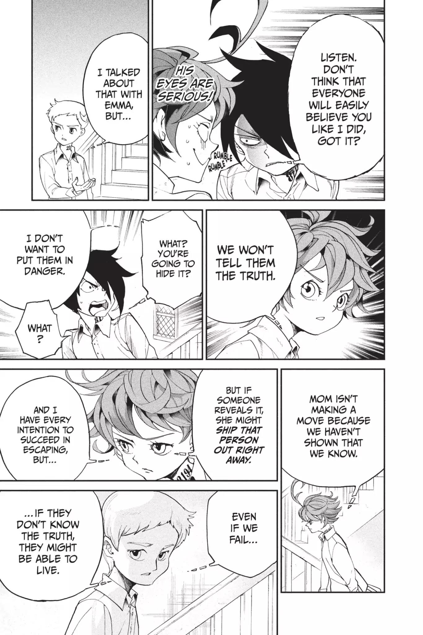Yakusoku no Neverland Chapter 11 page 7 - Chapter 11: Traitor, Part 1