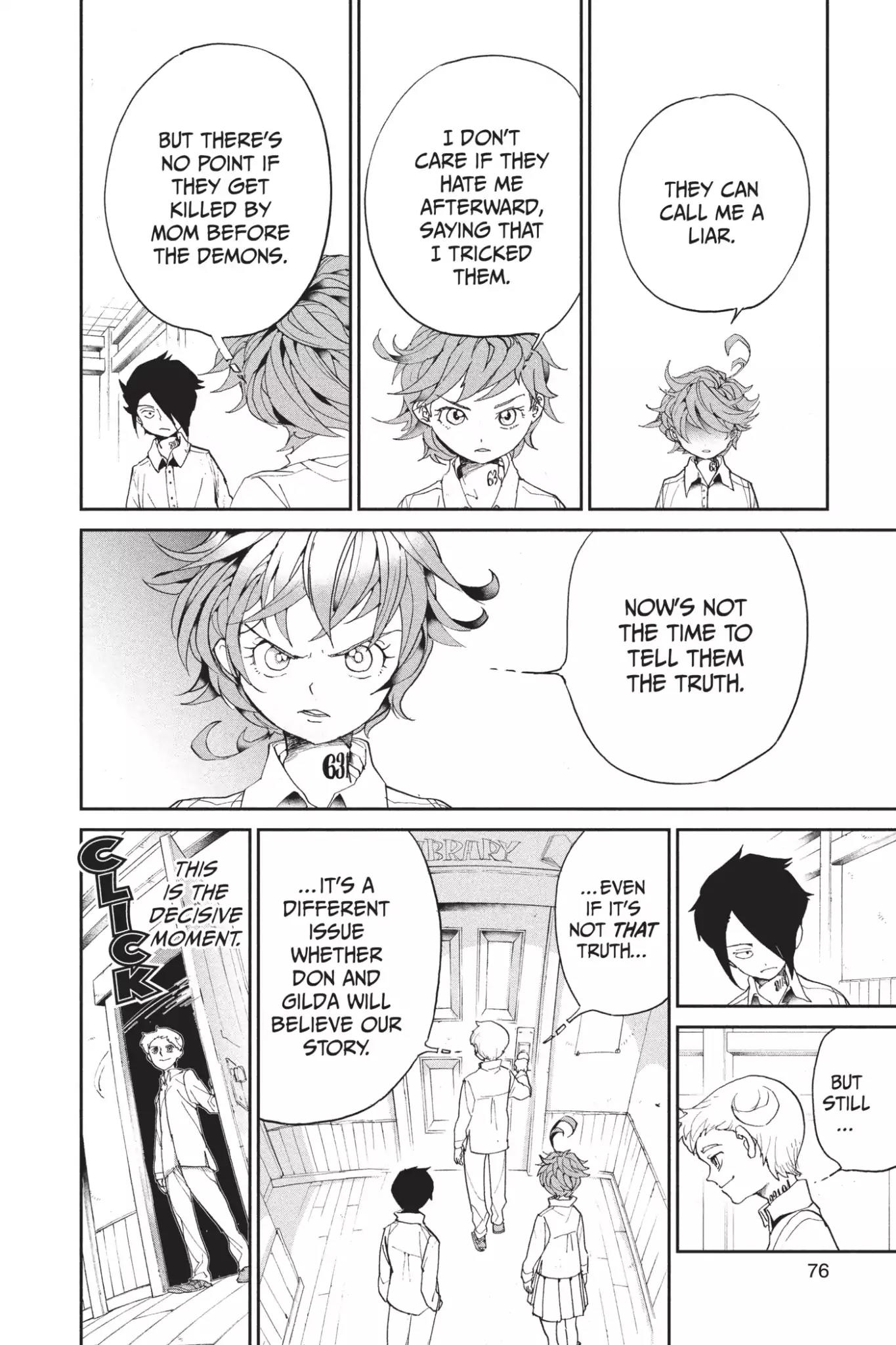 Yakusoku no Neverland Chapter 11 page 8 - Chapter 11: Traitor, Part 1