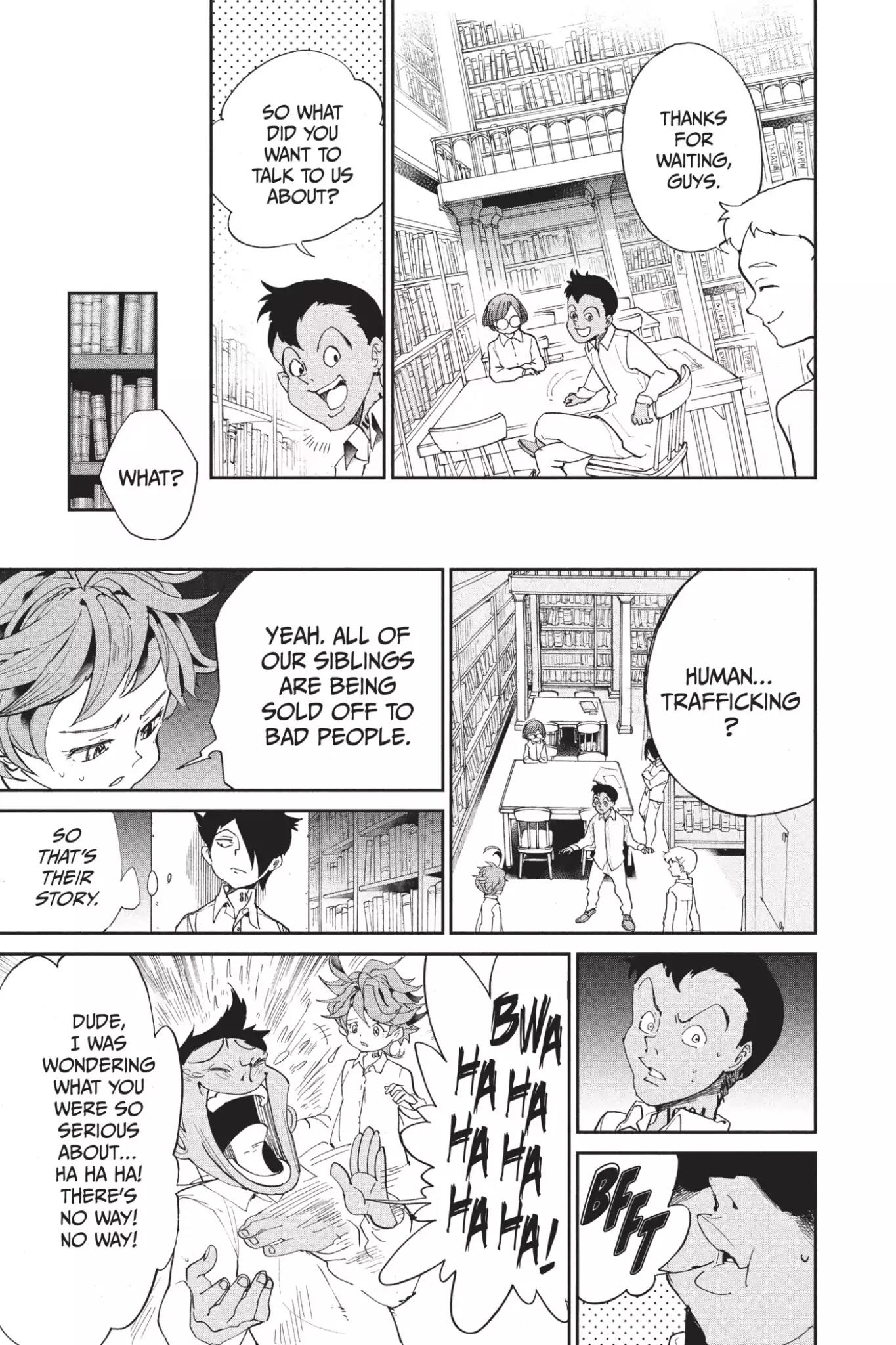Yakusoku no Neverland Chapter 11 page 9 - Chapter 11: Traitor, Part 1