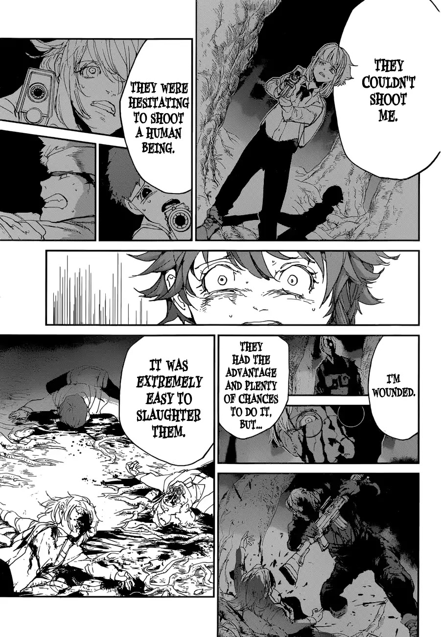 Yakusoku no Neverland Chapter 111 page 16 - Chapter 111: Unwelcomed Guest