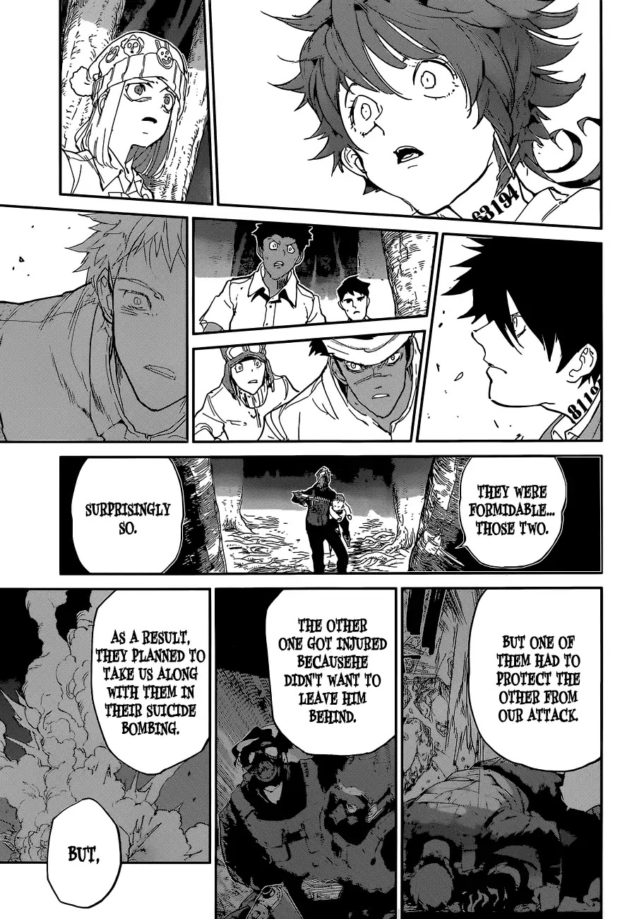 Yakusoku no Neverland Chapter 111 page 18 - Chapter 111: Unwelcomed Guest
