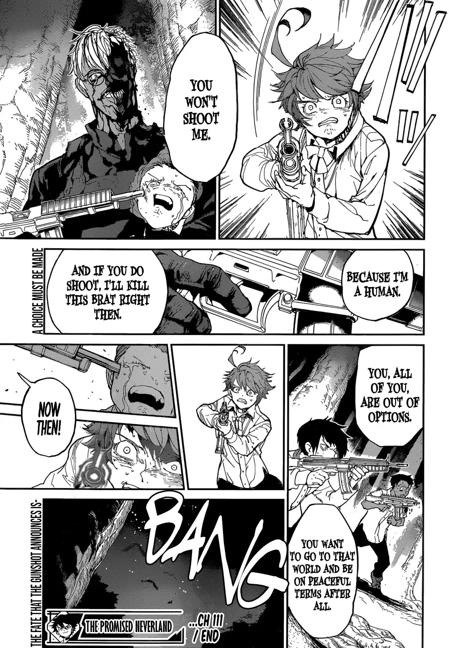 Yakusoku no Neverland Chapter 111 page 20 - Chapter 111: Unwelcomed Guest