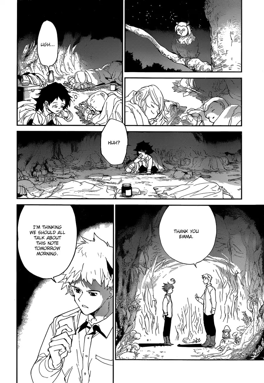 Yakusoku no Neverland Chapter 111 page 3 - Chapter 111: Unwelcomed Guest