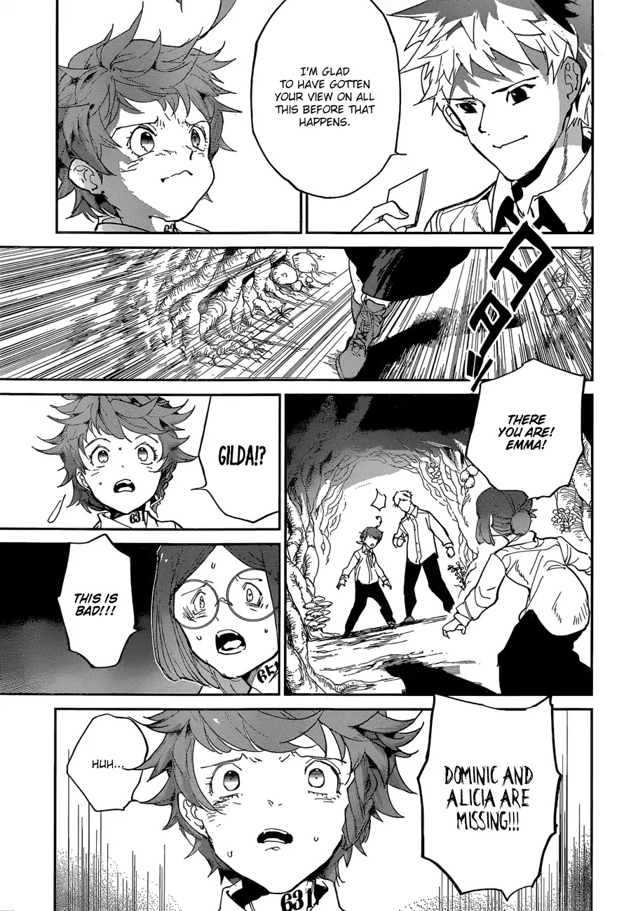 Yakusoku no Neverland Chapter 111 page 4 - Chapter 111: Unwelcomed Guest