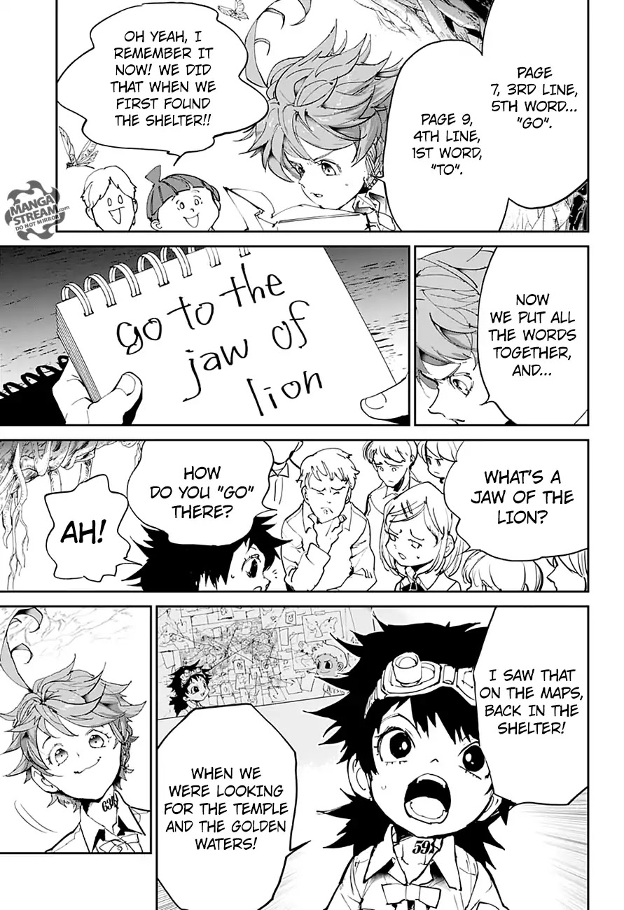 Yakusoku no Neverland Chapter 113 page 18 - Chapter 113: The King of Paradise