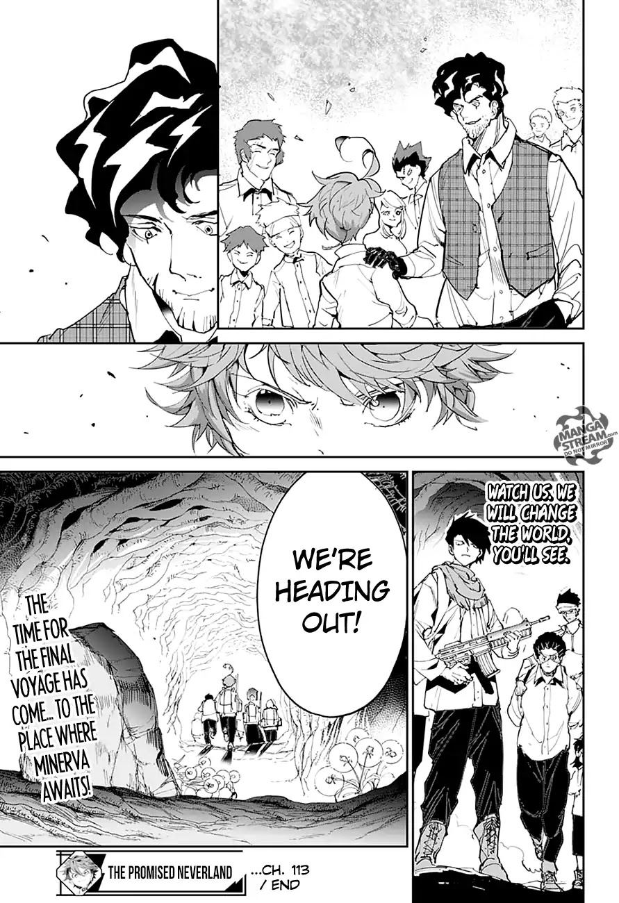 Yakusoku no Neverland Chapter 113 page 20 - Chapter 113: The King of Paradise