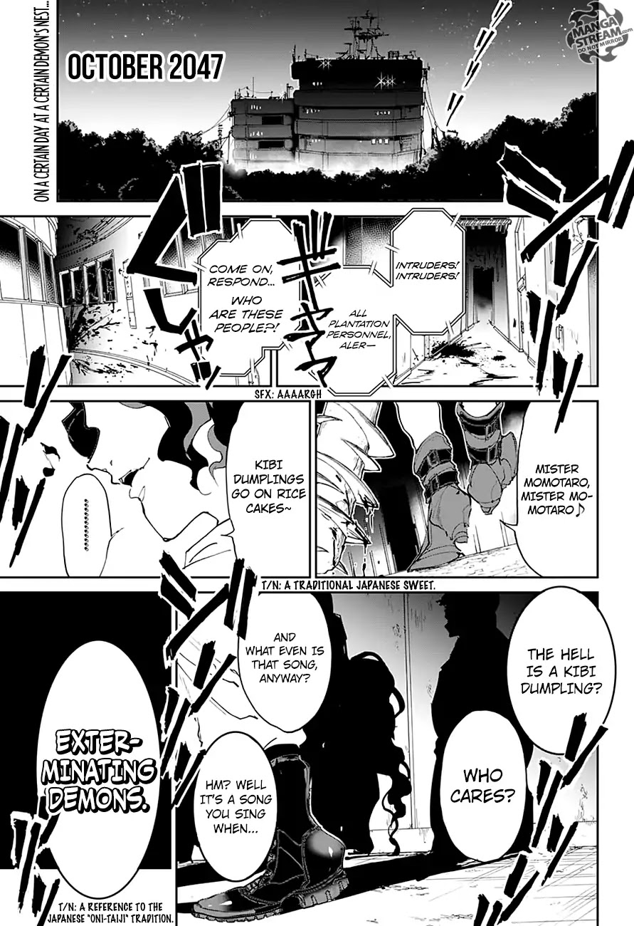 Yakusoku no Neverland Chapter 113 page 4 - Chapter 113: The King of Paradise