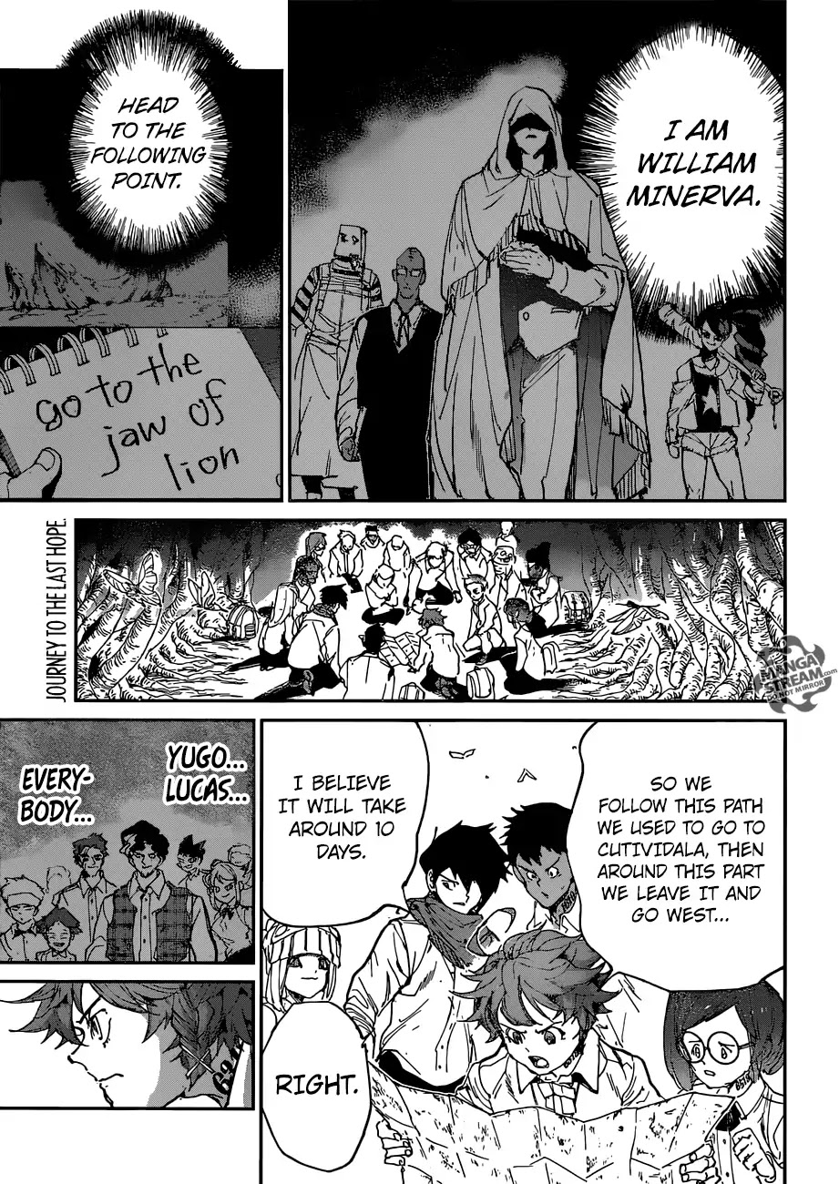 Yakusoku no Neverland Chapter 114 page 1 - Chapter 114: One Thing At A Time