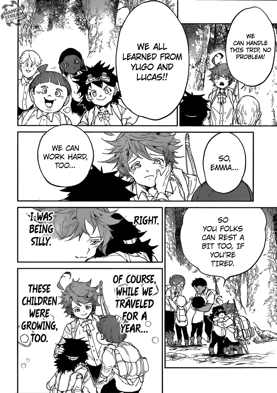 Yakusoku no Neverland Chapter 114 page 13 - Chapter 114: One Thing At A Time