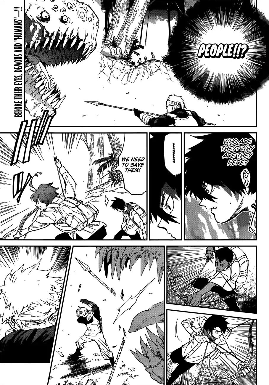 Yakusoku no Neverland Chapter 115 page 1 - Chapter 115: Jin And Hayato