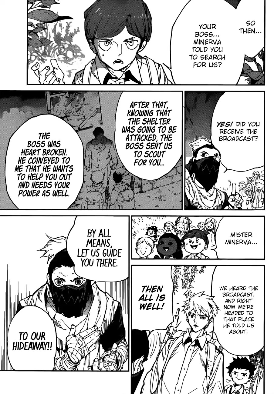 Yakusoku no Neverland Chapter 115 page 12 - Chapter 115: Jin And Hayato