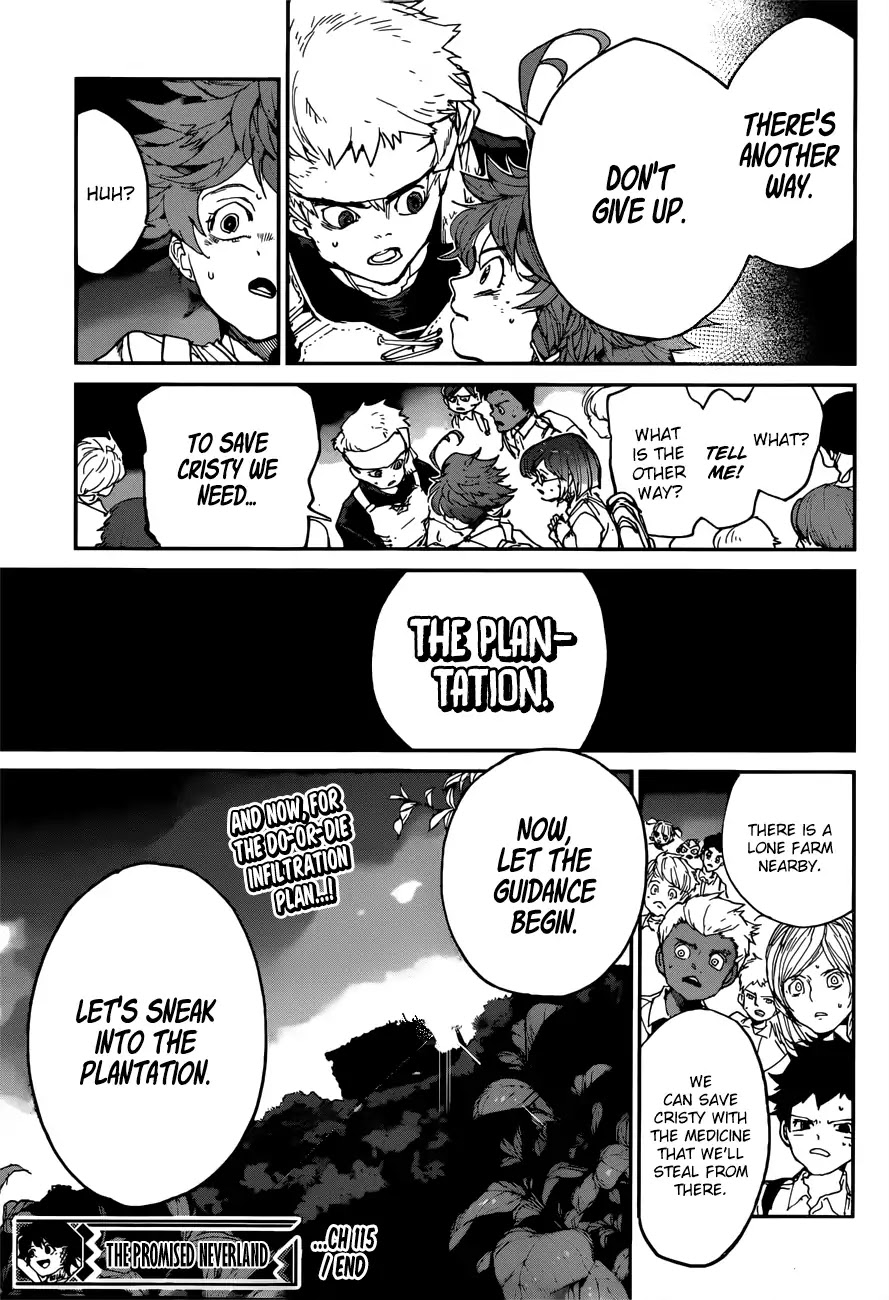 Yakusoku no Neverland Chapter 115 page 20 - Chapter 115: Jin And Hayato