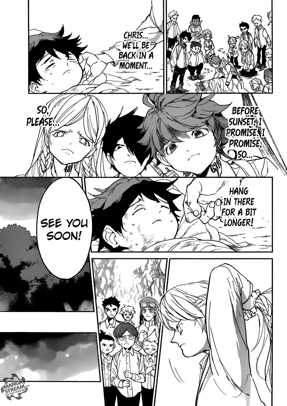Yakusoku no Neverland Chapter 116 page 10 - Chapter 116: Infiltrating the Cage