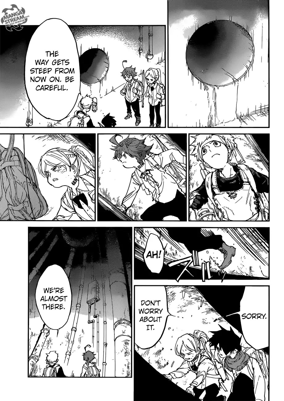 Yakusoku no Neverland Chapter 116 page 14 - Chapter 116: Infiltrating the Cage