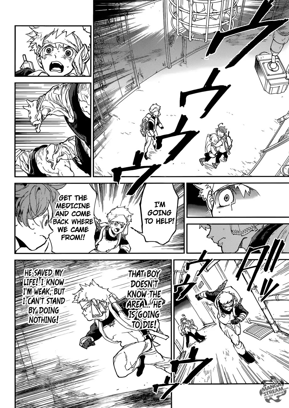 Yakusoku no Neverland Chapter 116 page 19 - Chapter 116: Infiltrating the Cage