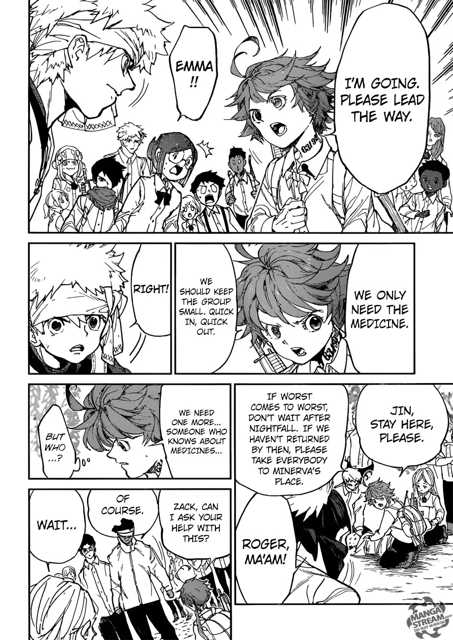 Yakusoku no Neverland Chapter 116 page 5 - Chapter 116: Infiltrating the Cage